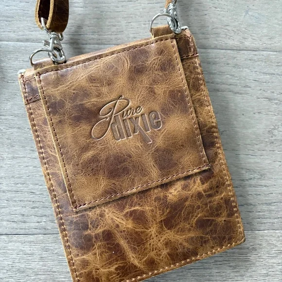 PURE DIXIE LEATHER CROSSBODY - Picture 5 of 8